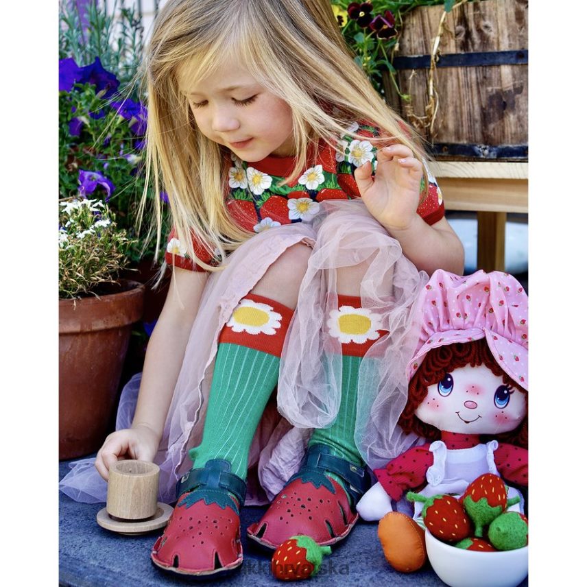 rumenilo obuća X08DBR74 djeca Tikki aranya koža