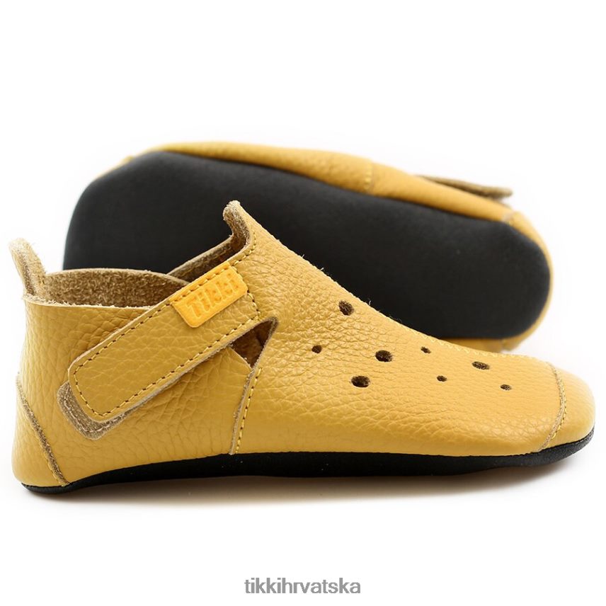 žuta boja obuća X08DBR28 djeca Tikki ziggy v2 koža