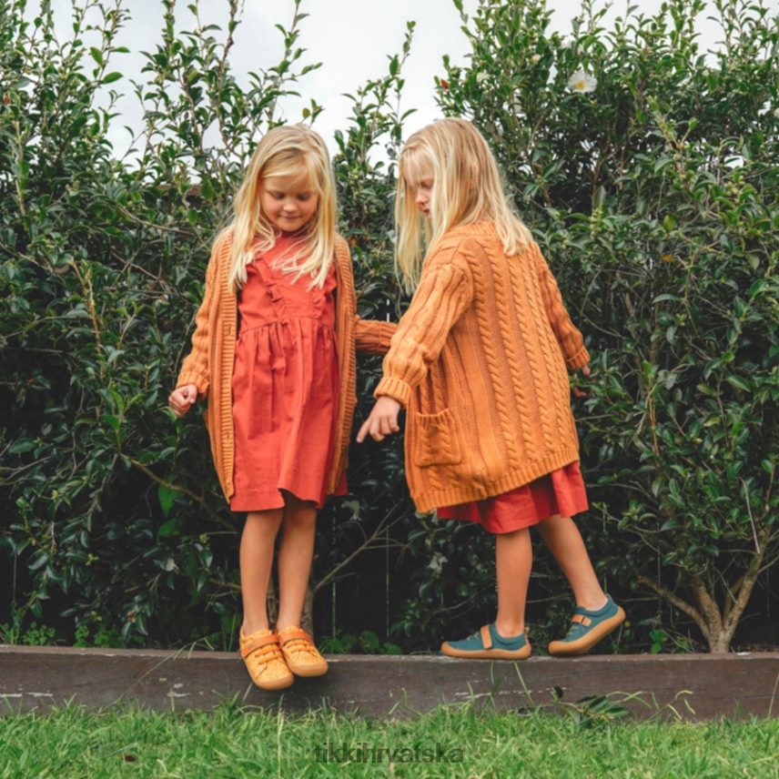 trokut obuća X08DBR123 djeca Tikki veganske cipele harlekin