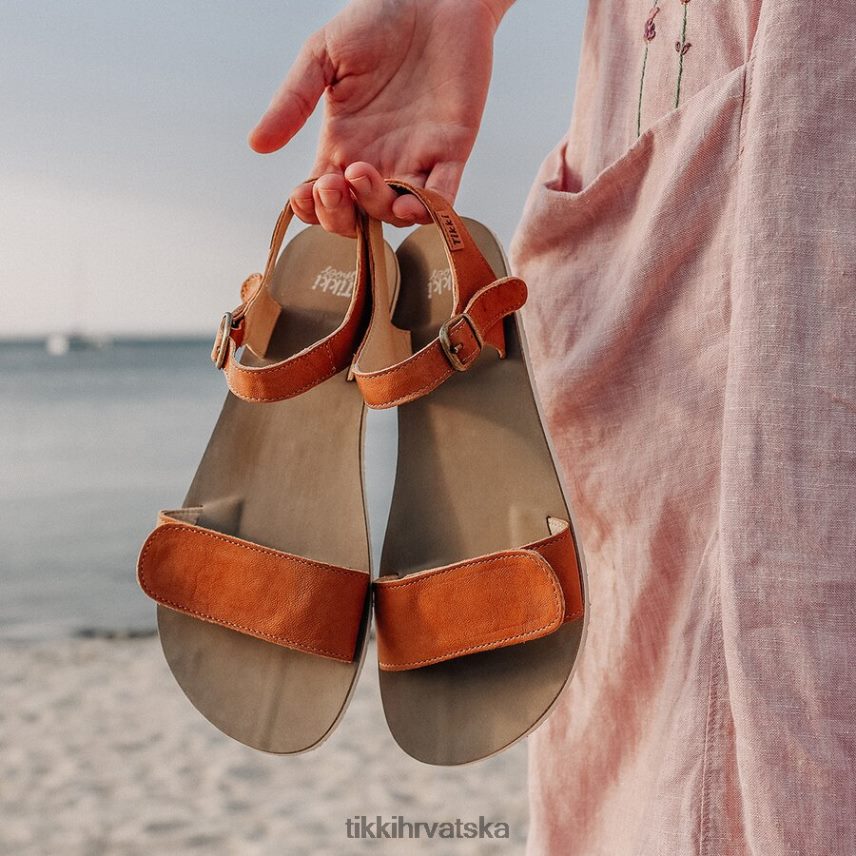 tekuće zlato obuća X08DBR238 odrasle osobe Tikki sandale za bose vibe v1