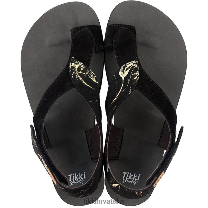 zlatno prskanje obuća X08DBR245 odrasle osobe Tikki sandale bose duše v1