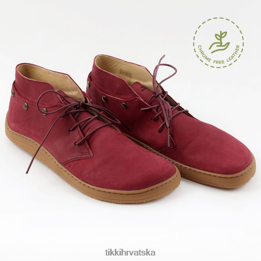 tamnocrvena obuća X08DBR197 odrasle osobe Tikki outlet jay leather