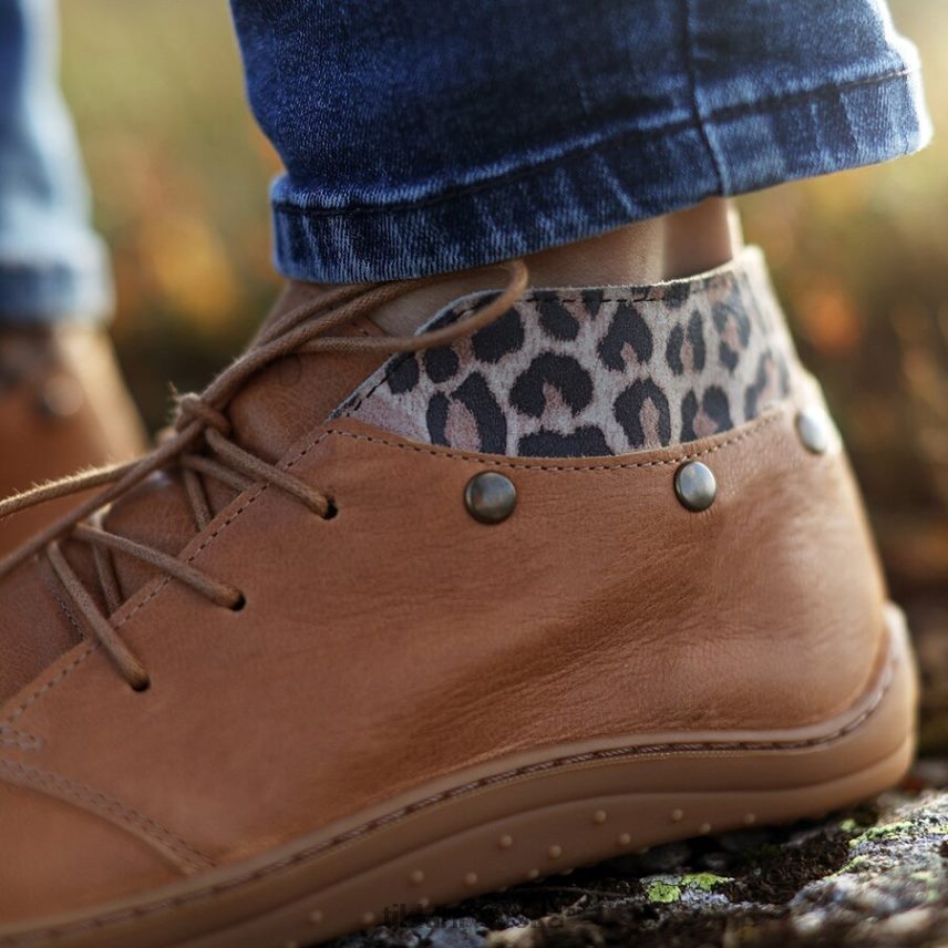 tamnocrvena obuća X08DBR202 odrasle osobe Tikki jay koža