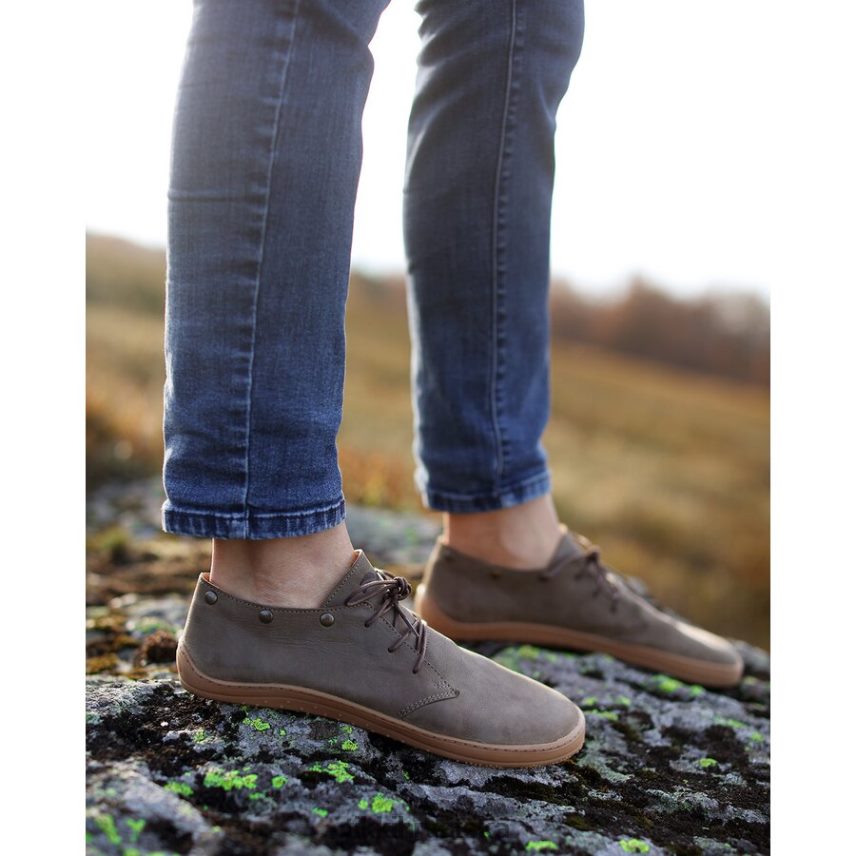 tamnocrvena obuća X08DBR202 odrasle osobe Tikki jay koža