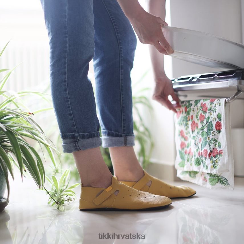 žuta boja obuća X08DBR249 odrasle osobe Tikki ziggy v2 koža